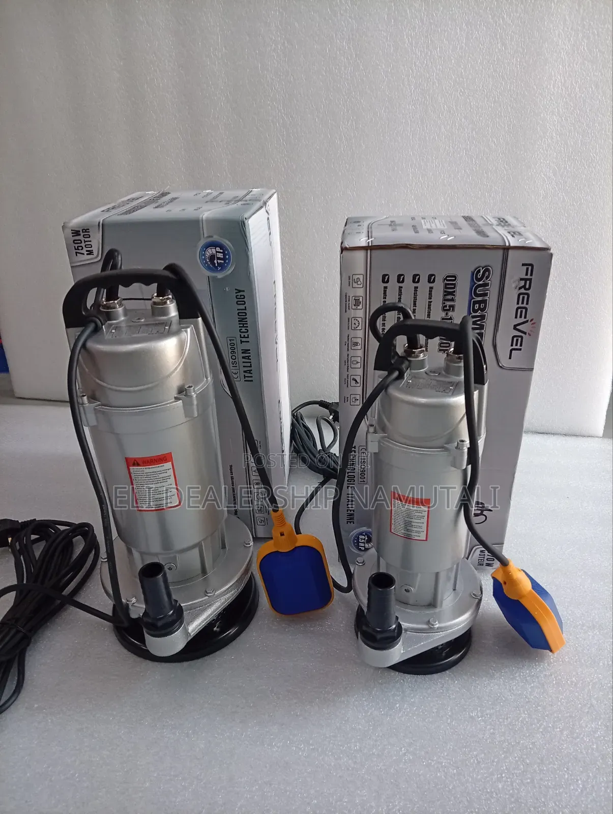Freevel Professional 750w Submersible Pump for Drainage Irrigation