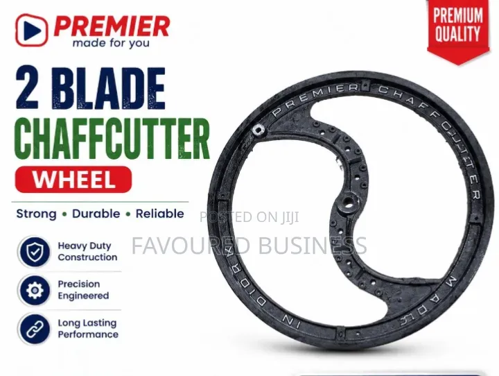 Heavy Duty Contruction 2 Blade Chaffcutter Wheel/ Suitable for 2 Blade