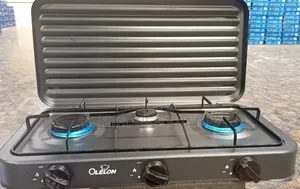 Olelon 3 Burner Gas Stove Cooker With Cover Lid