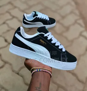 Original Puma Suede Xl Sneakers Black Red Grey Brown