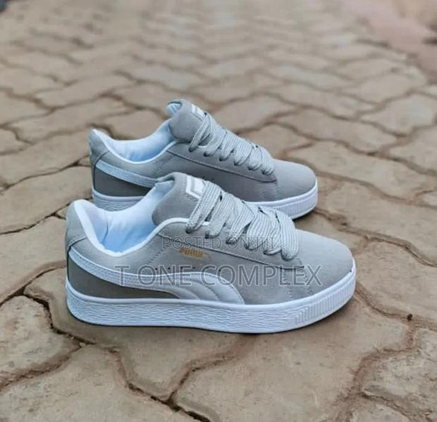 Original Puma Suede Xl Sneakers Black Red Grey Brown - thumbnail 4