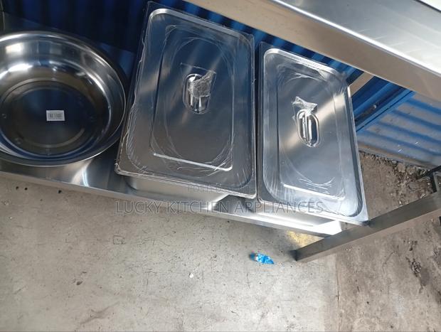 Deep Stainless Steel Food Basin or Insert.