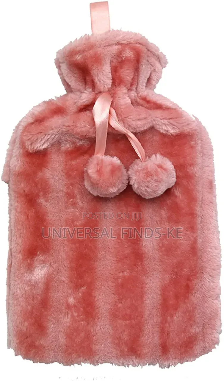 Premium Plush Hot Water Bottle – Soft Velvet Cover