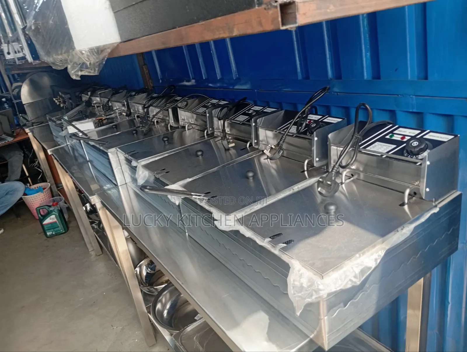 Imported Deep Double Fryer Twelve Litres.