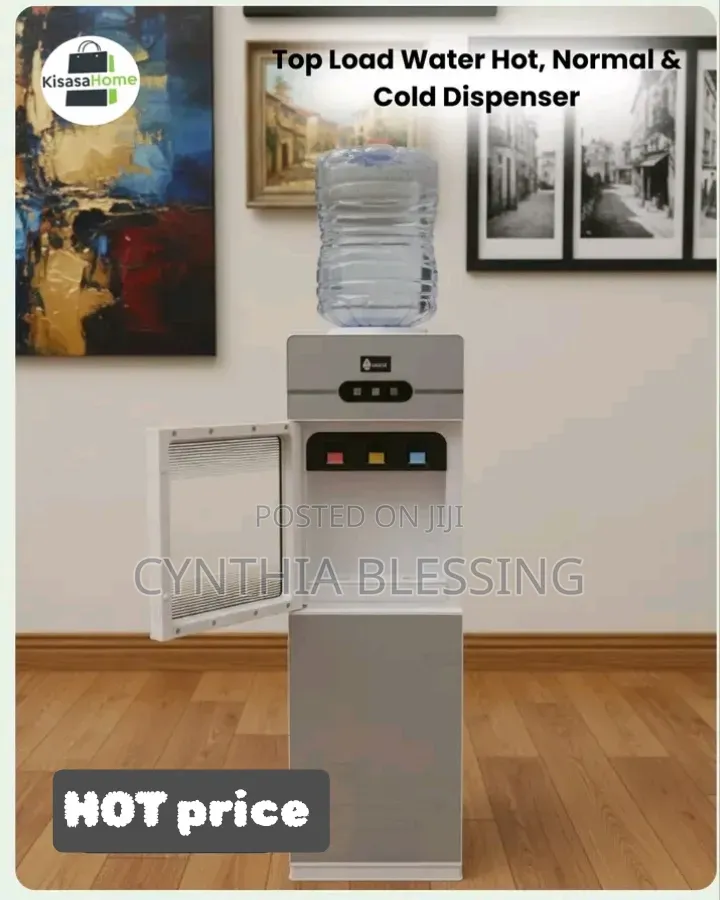 Top Load Water Hot Normal and Cold Water Dispenser