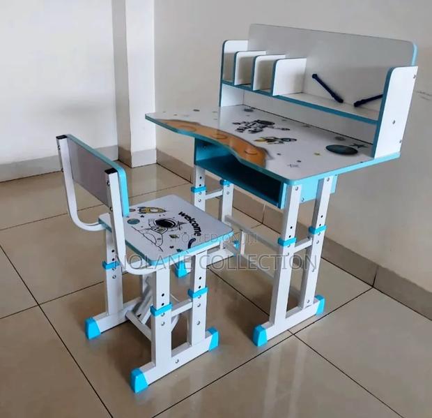 Excellent Kids Study Table-blue And Pink