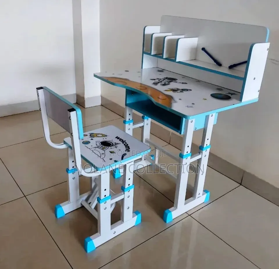 Excellent Kids Study Table-blue And Pink