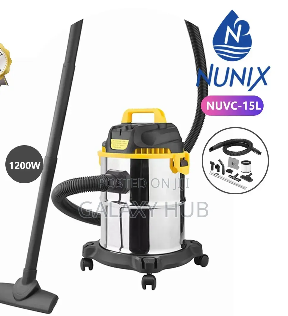 15 Litres Nunix Wet and Dry Vacuum Cleaner