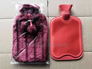 Premium Hot Water Bottle With Soft Plush Cover –
