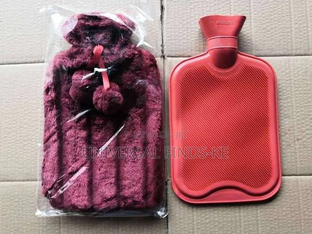 Premium Hot Water Bottle With Soft Plush Cover – - thumbnail 6