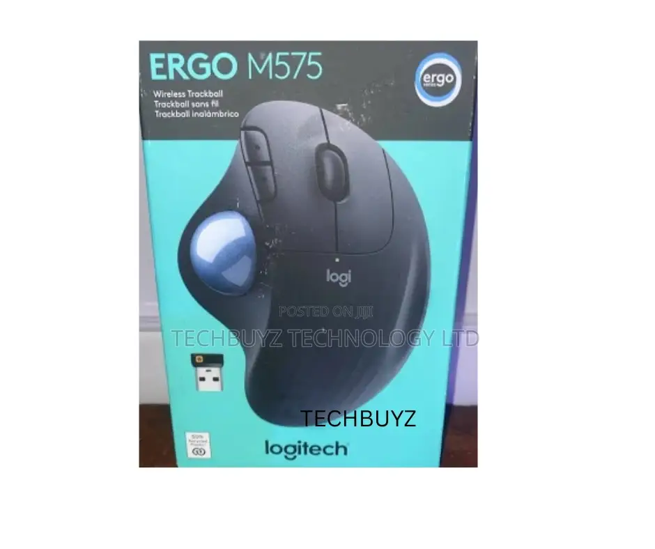 Logitech Ergo M575 Wireless Trackball Mouse (Graphite)