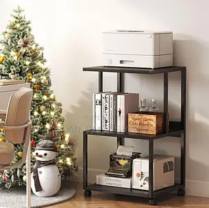 Printer Stand: 3 Layer Metal Printer Stand for Home Office Use