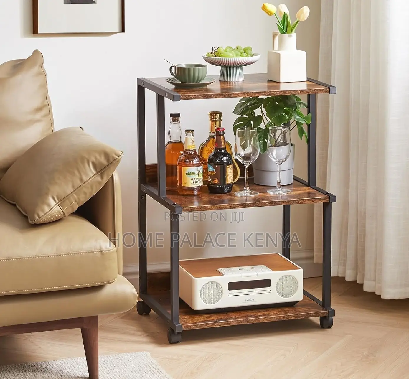 Printer Stand: 3 Layer Metal Printer Stand for Home Office Use