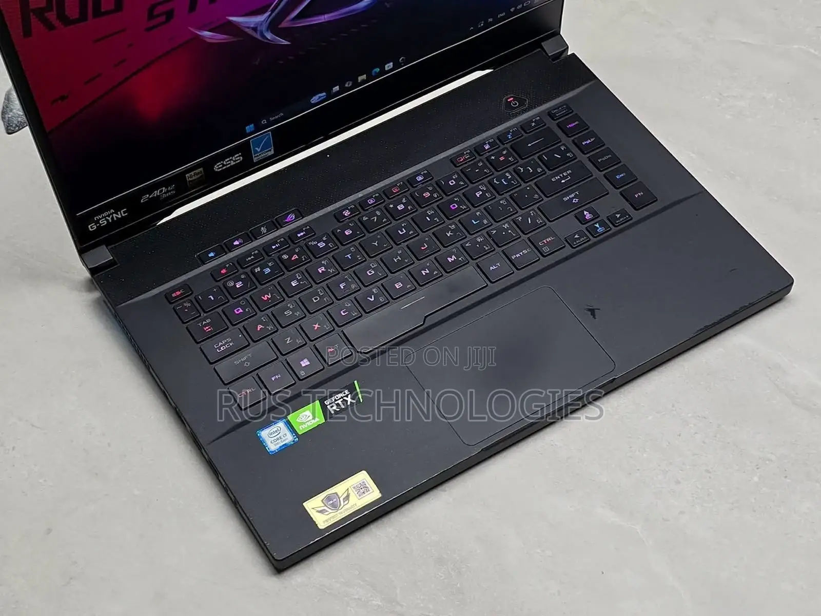 Laptop Asus ROG Zephyrus S GX701 16GB Intel Core i7 SSD 512GB