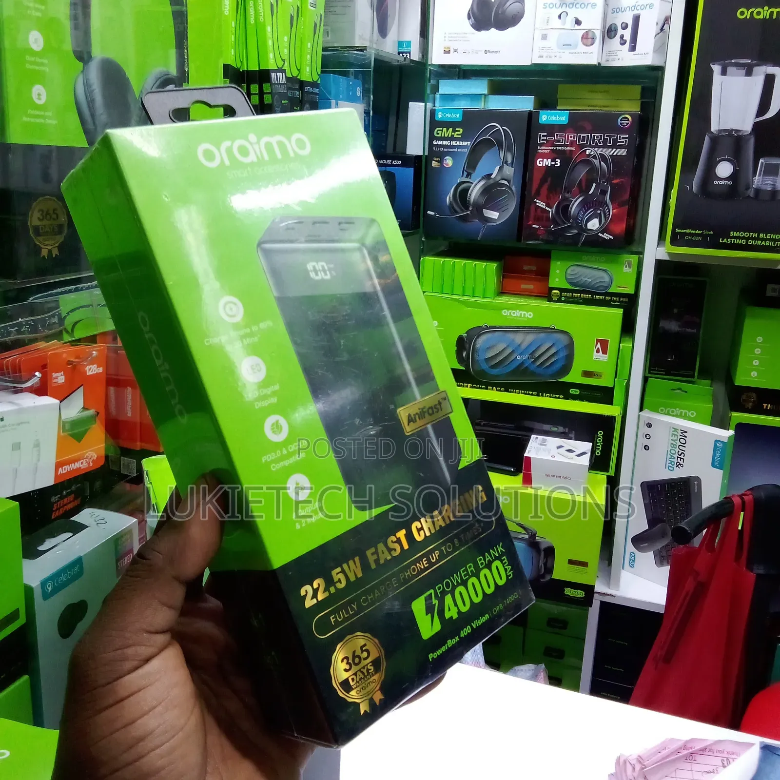 40000mah Oraimo Powerbank 22.5 Watts