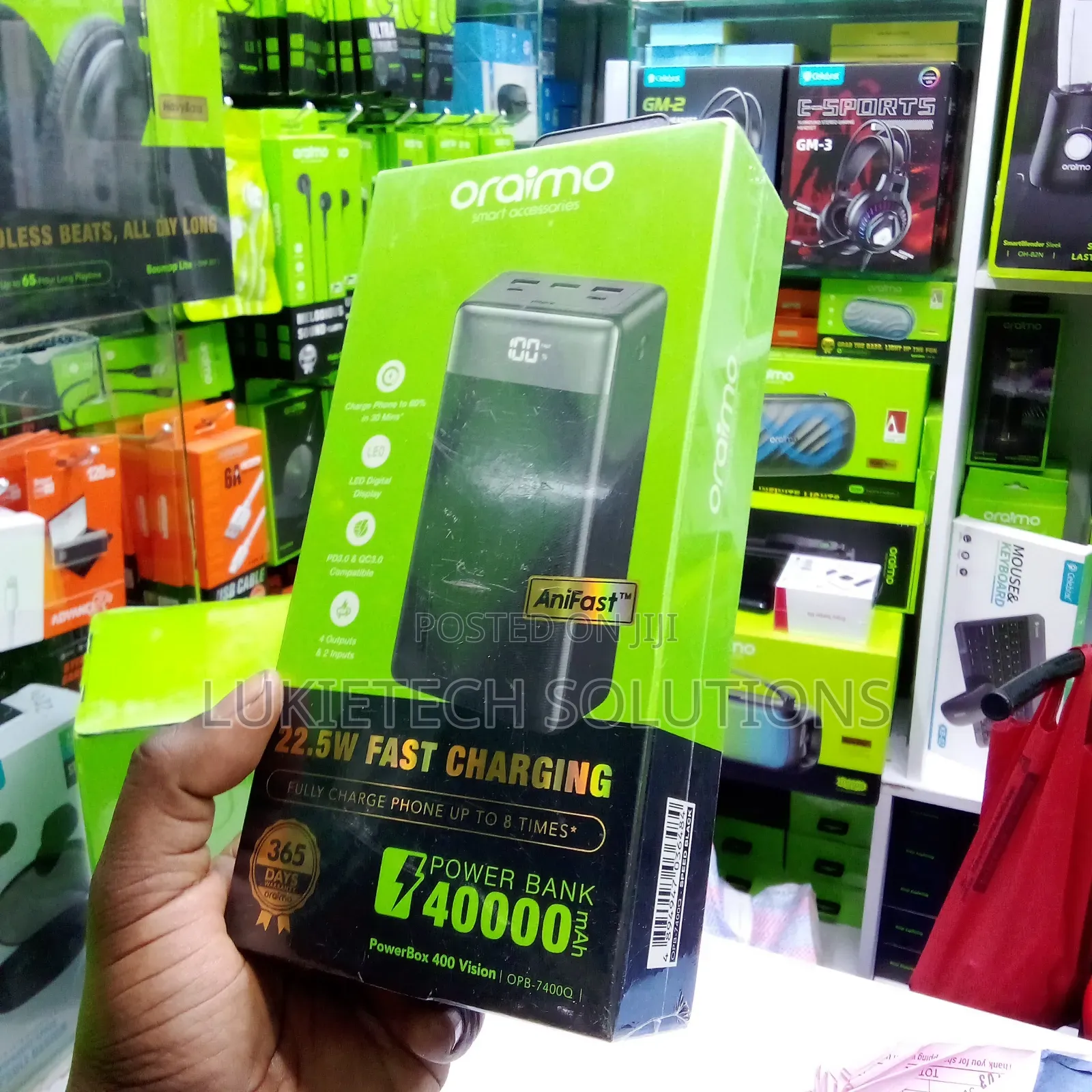 40000mah Oraimo Powerbank 22.5 Watts