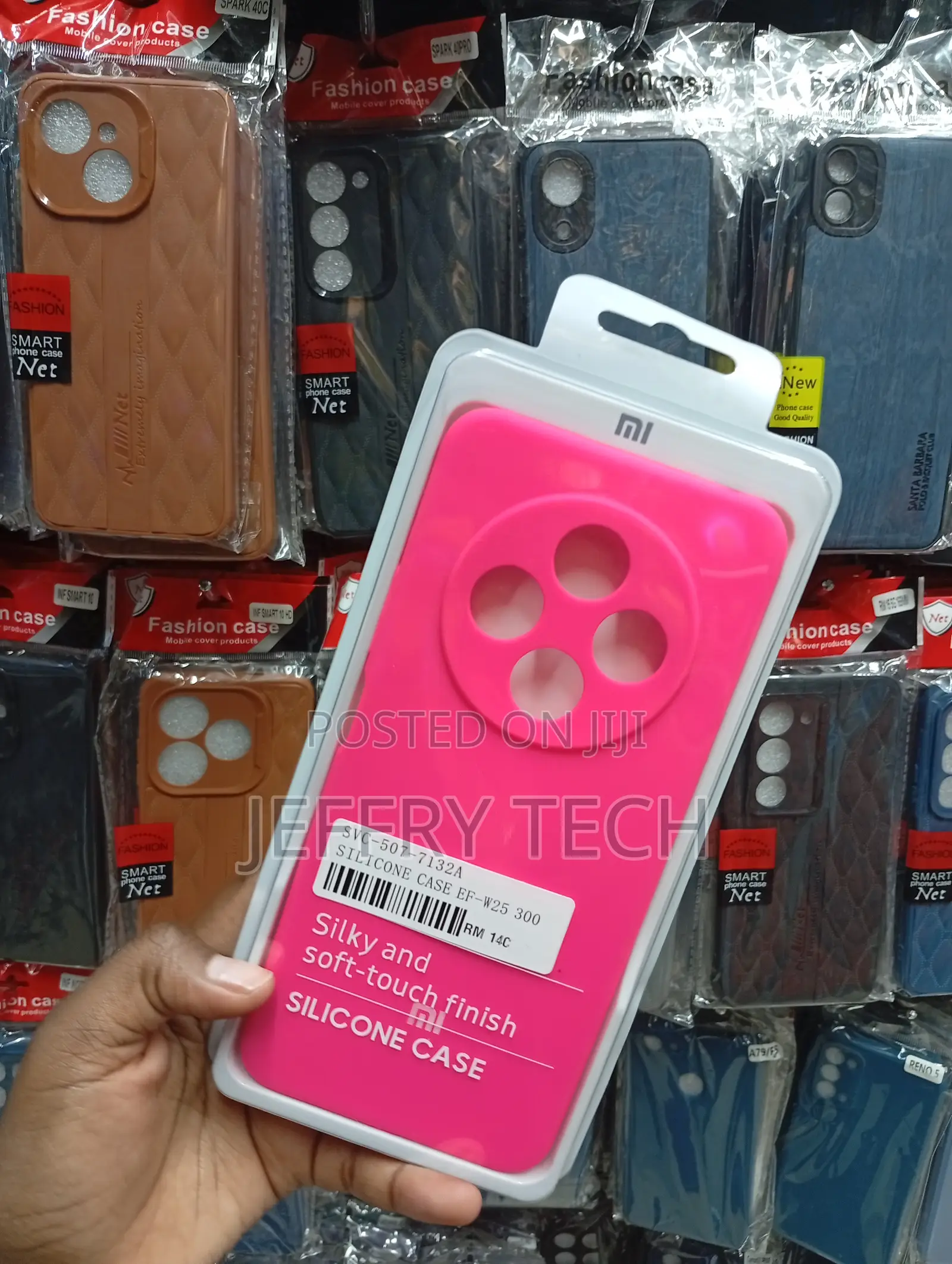 Pink Xiaomi Redmi 14c Original Silicone Case