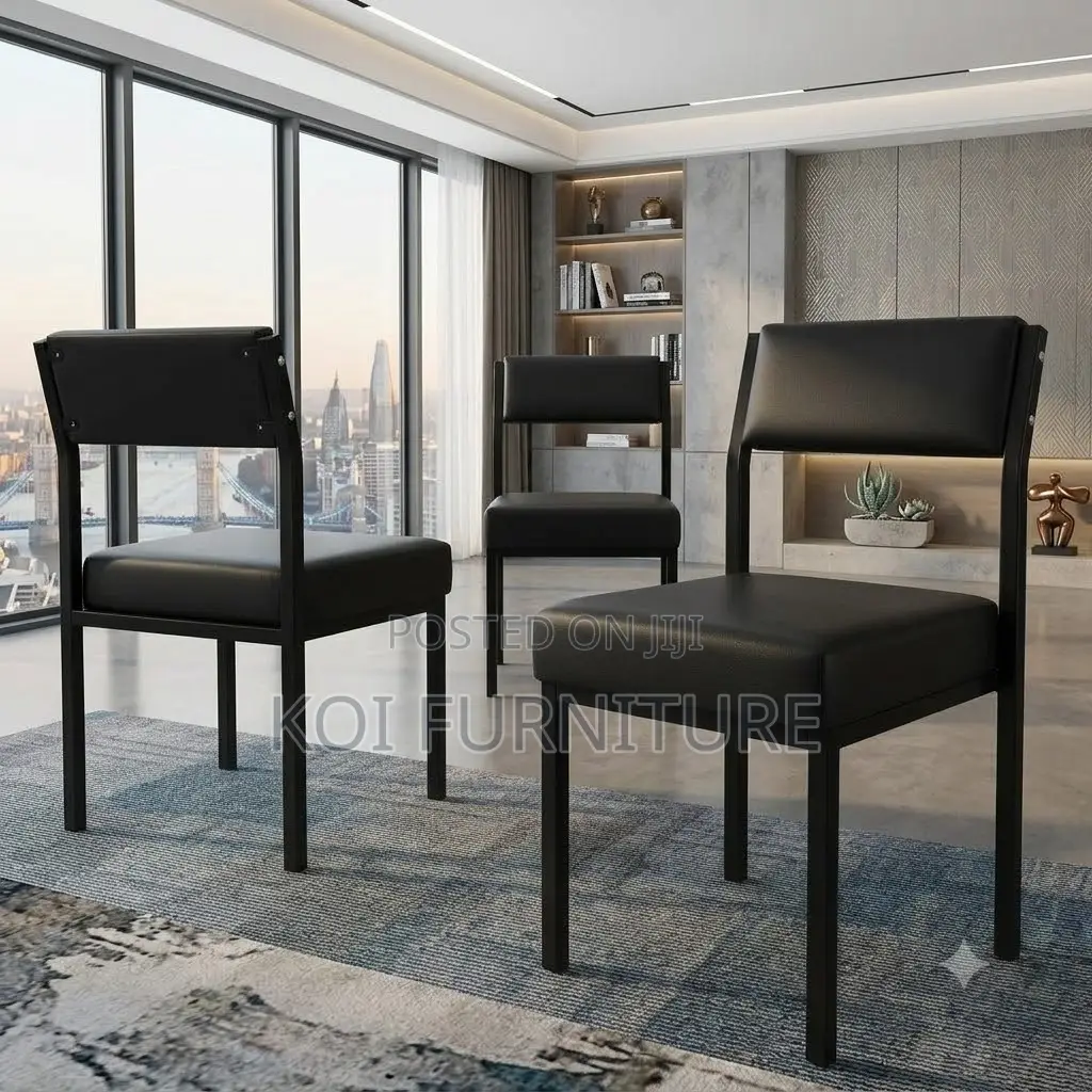 Office Chairs; Leather Tosca Armless Office Seat