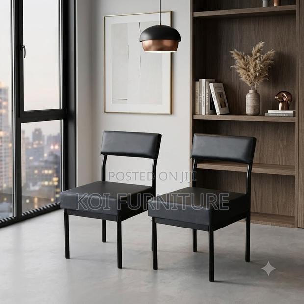 Office Chairs; Leather Tosca Armless Office Seat - thumbnail 2