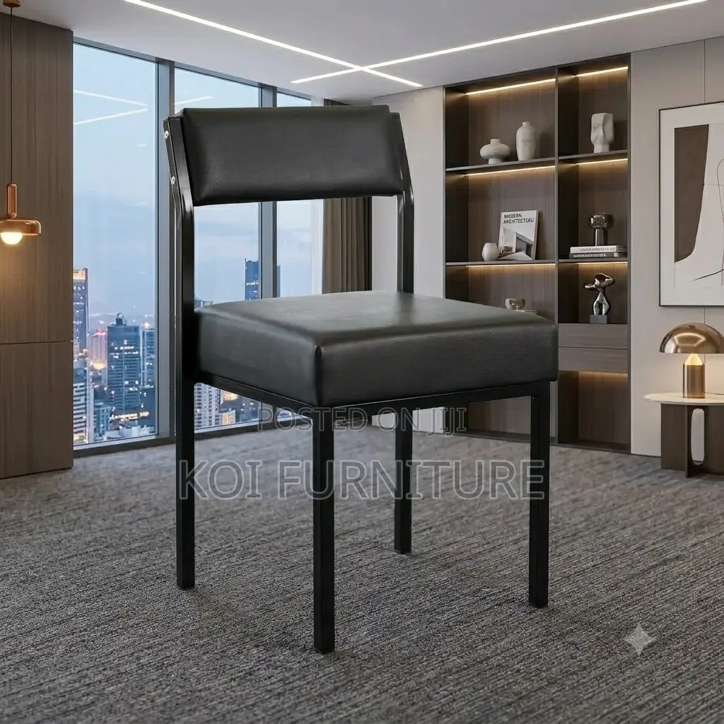 Office Chairs; Leather Tosca Armless Office Seat