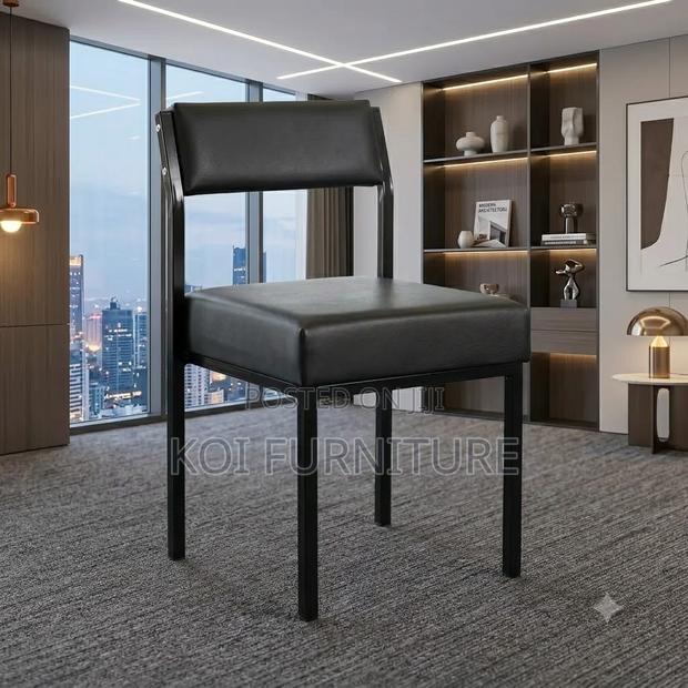 Office Chairs; Leather Tosca Armless Office Seat - thumbnail 4