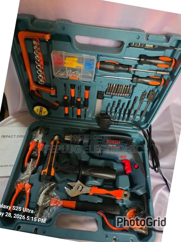 Bosch Corded Drill Set Mechanics Hardware Kit No - thumbnail 2