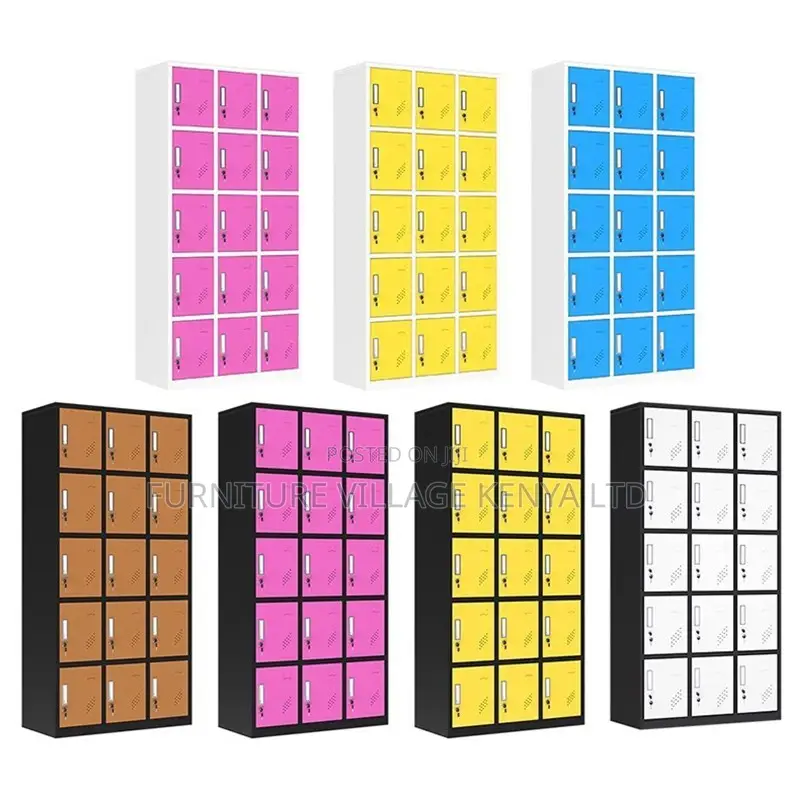 Office Cabinet ; 15-Doors Metal Locker Cabinet