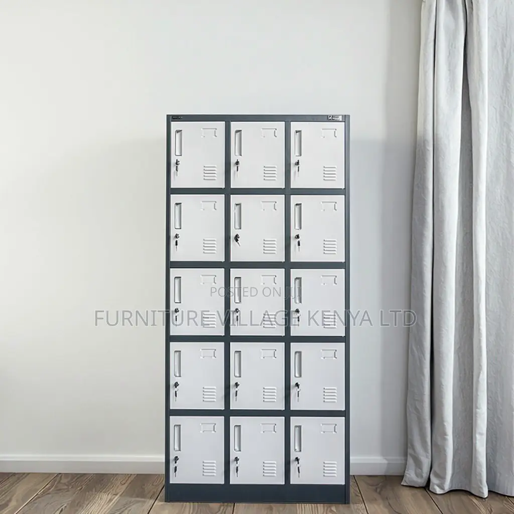 Office Cabinet ; 15-Doors Metal Locker Cabinet