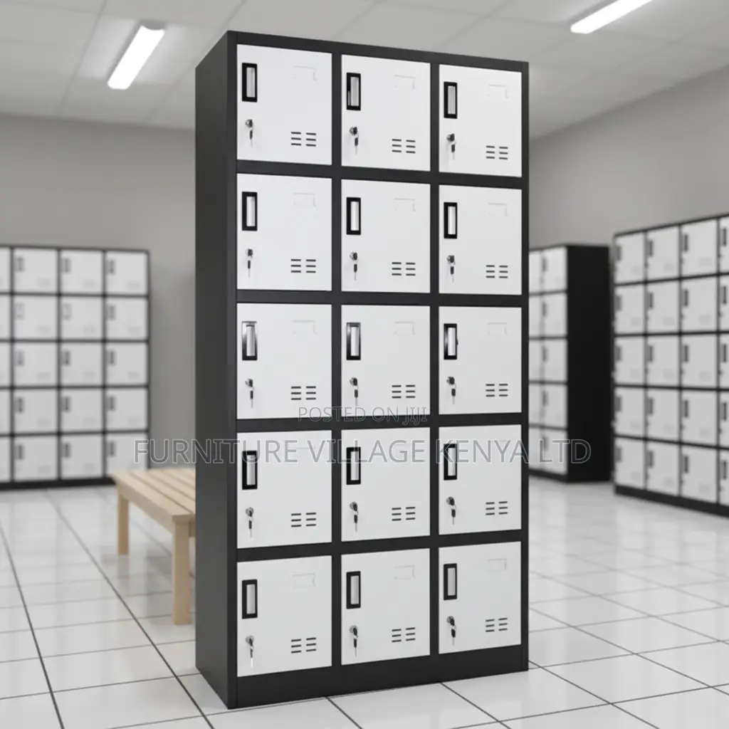 Office Cabinet ; 15-Doors Metal Locker Cabinet