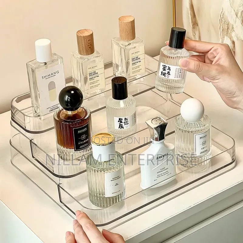 3 Tier Multipurpose Shelf Pet Cosmetic Organizer Perfume Storage
