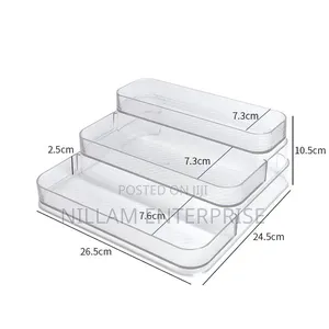 3 Tier Multipurpose Shelf Pet Cosmetic Organizer Perfume Storage