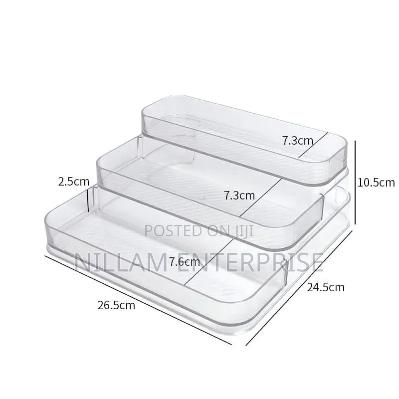 3 Tier Multipurpose Shelf Pet Cosmetic Organizer Perfume Storage