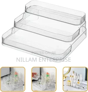 3 Tier Multipurpose Shelf Pet Cosmetic Organizer Perfume Storage