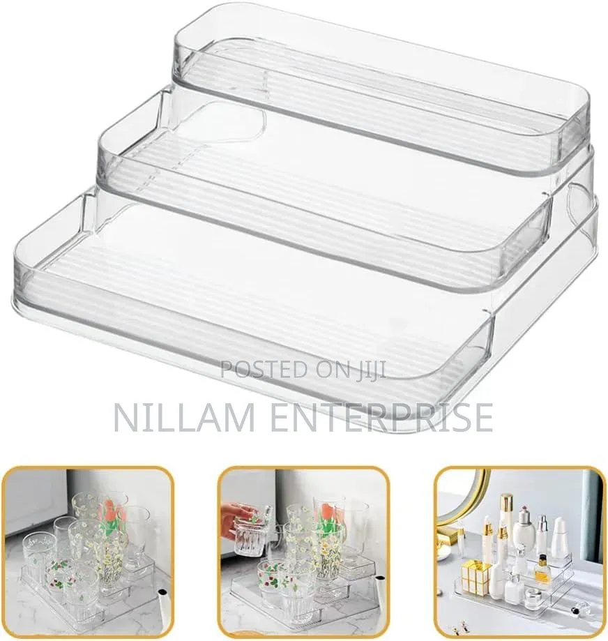 3 Tier Multipurpose Shelf Pet Cosmetic Organizer Perfume Storage