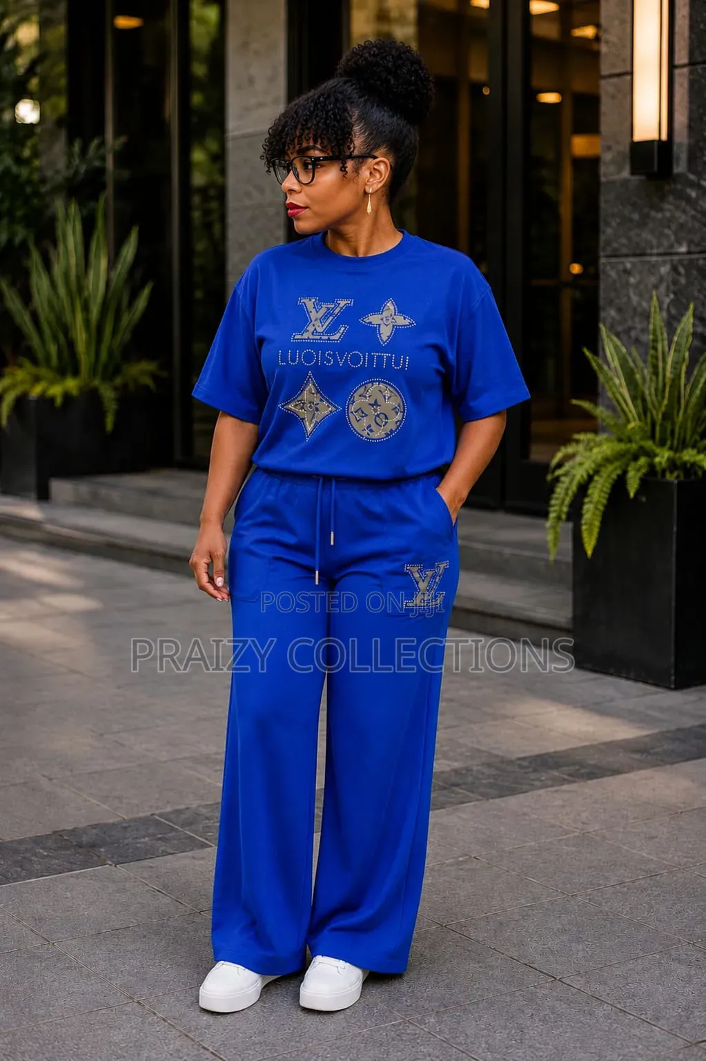 Two-Piece Wide-Leg Lounge Set