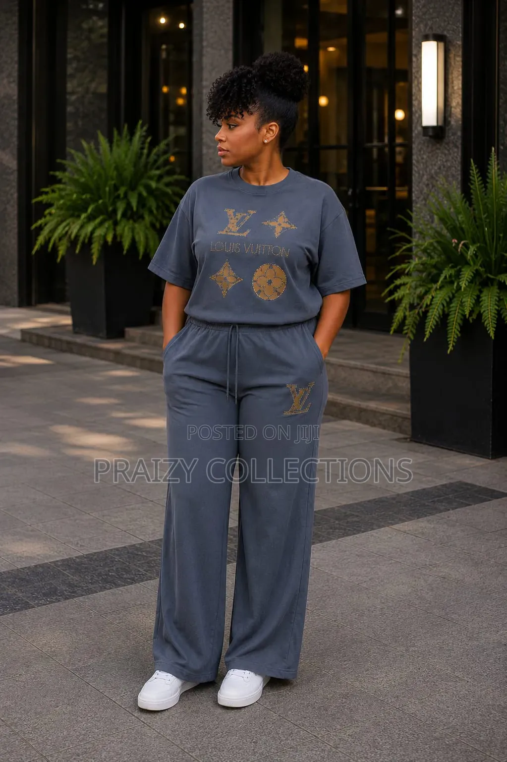 Two-Piece Wide-Leg Lounge Set