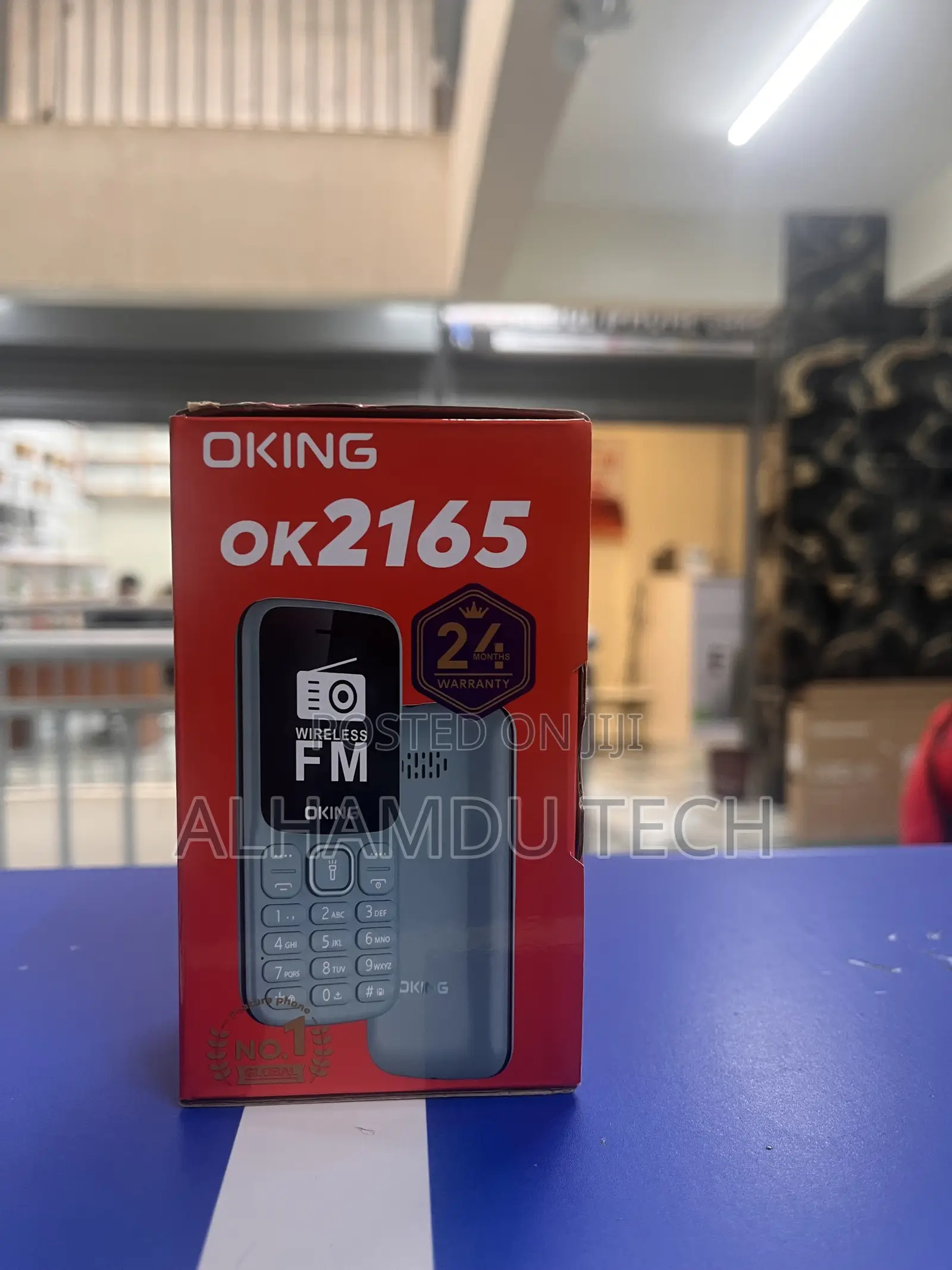 New Mobile Phone Blue