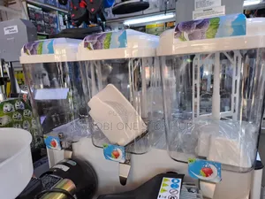 Commercial Electric Triple Juice Dispenser.