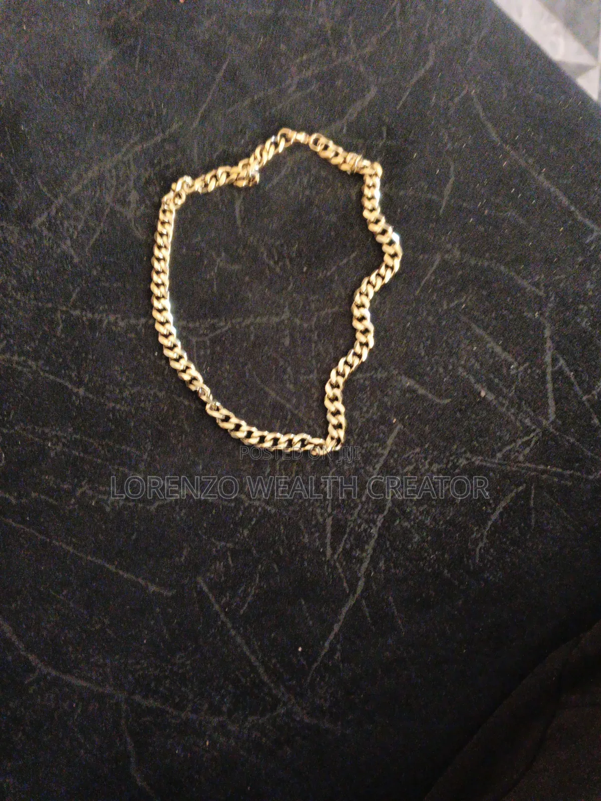Gold Cuban Link Stylish Necklace