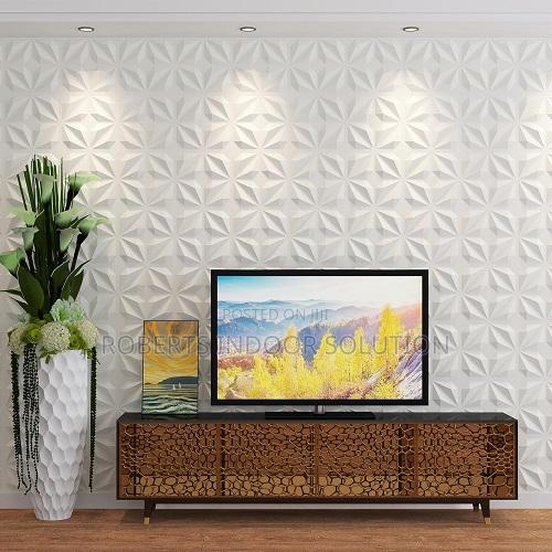 Modern Diamond Textured Accent Wall Paneling - main view