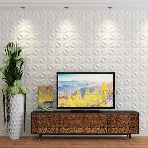 Modern Diamond Textured Accent Wall Paneling