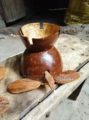 Handcrafted Coconut Turtle Ashtray