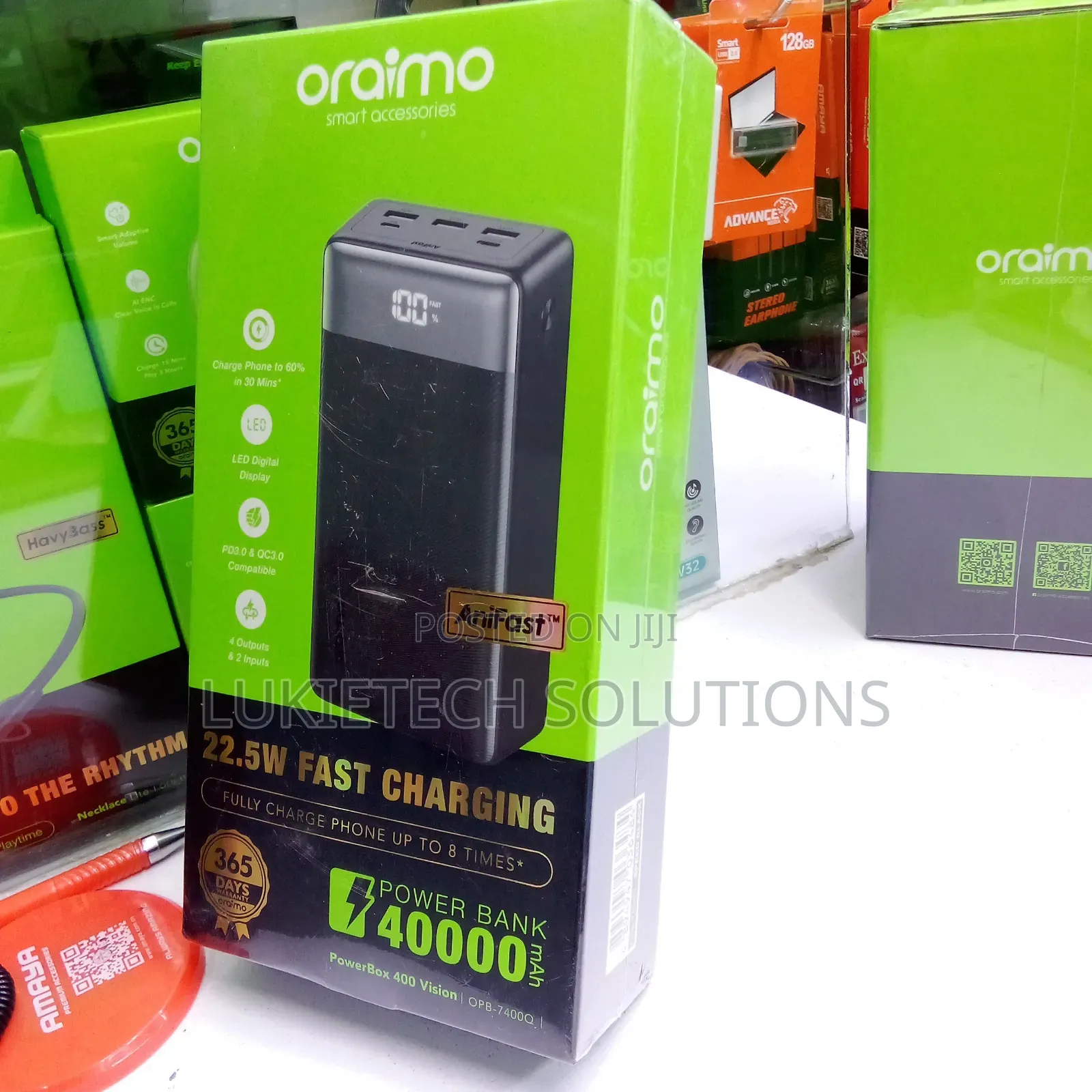 Oraimo 40000mah 22.5 Watts Charges Upto 8 Times