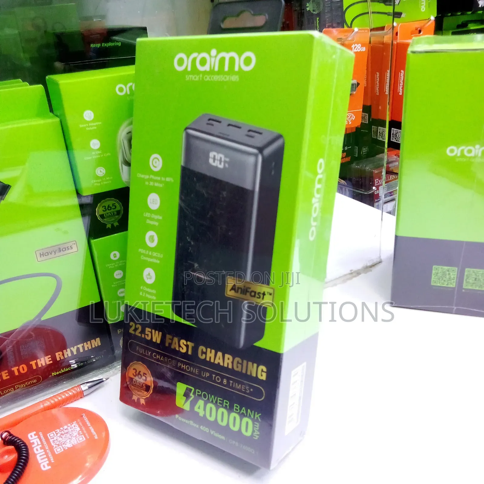 Oraimo 40000mah 22.5 Watts Charges Upto 8 Times