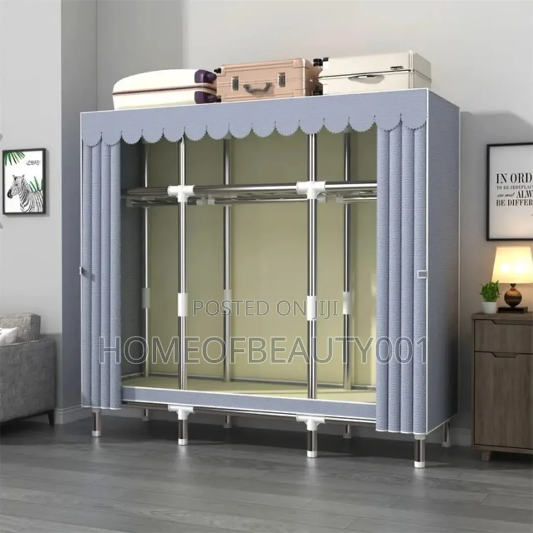 Heavy Duty Metallic Portable Wardrobe.
