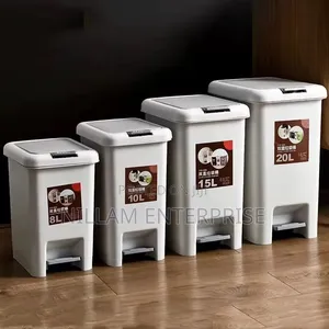 Modern Pedal Dustbin With Dual Opening of Hand Press