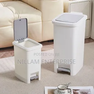 Modern Pedal Dustbin With Dual Opening of Hand Press
