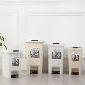 Modern Pedal Dustbin With Dual Opening of Hand Press