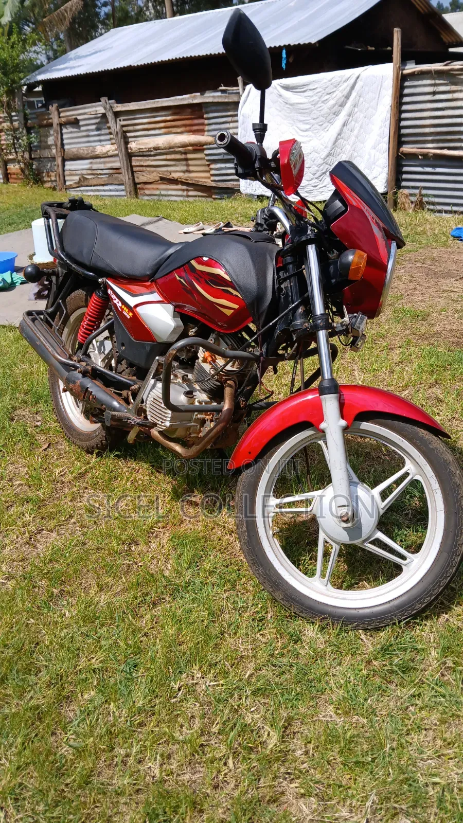 TVS HLX Plus ES 2020 Red