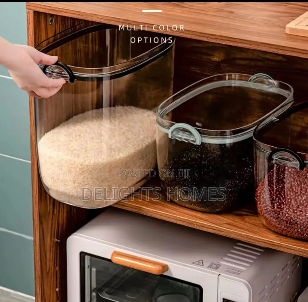 Acrylic Rice/Cereal Airtight Storage Containers_nje
